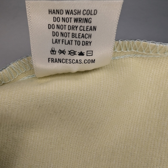 Francesca’s Paige Vegan Leather Light Blue Side Buckle Mini Skirt S - Picture 11 of 16